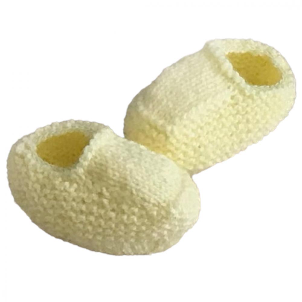 Sapatinho para Bebê na cor Amarelo Bebê