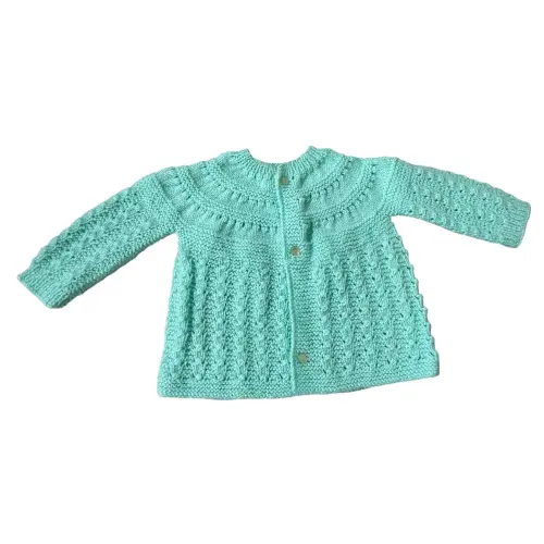 Casaquinho de lã para bebê