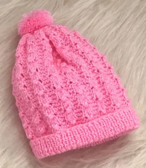 Touca para Bebê de 0 a 3 Meses