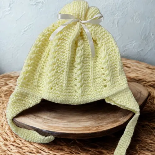 Gorro Tapa Orelha para Bebê de 0 a 3 Meses