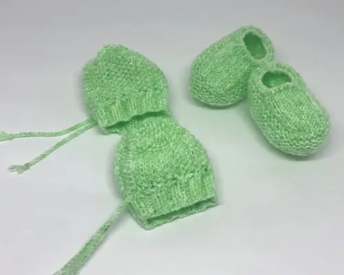 Luva e Sapatinho para Bebê