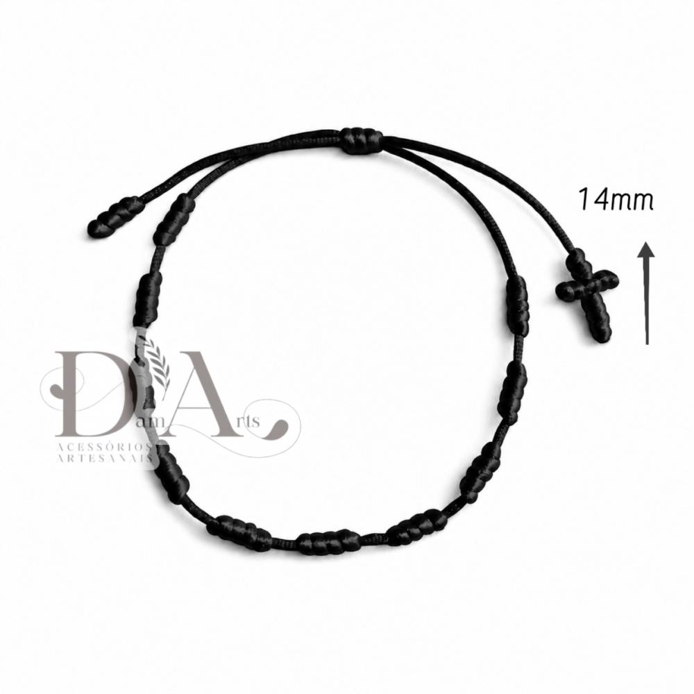 Pulseira Terço Rosário Decenário Minimalista Delicada e Discre