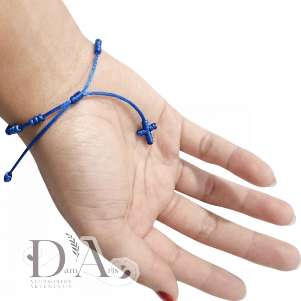 Pulseira Terço Rosário Decenário Minimalista Delicada e Discre