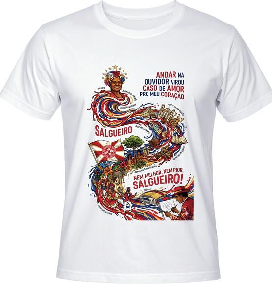 Camiseta Salgueiro Samba Enredo 2026 Rosa Magalhães Ouvidor