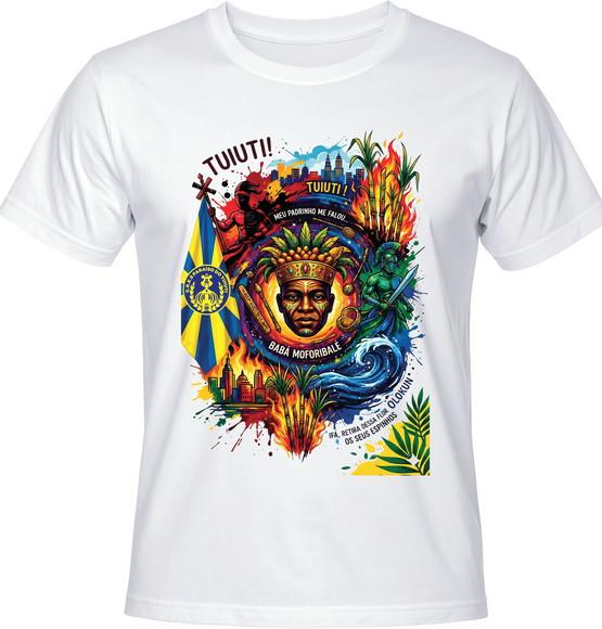 Camiseta Paraíso do Tuiuti Samba Enredo Babá Moforibalé