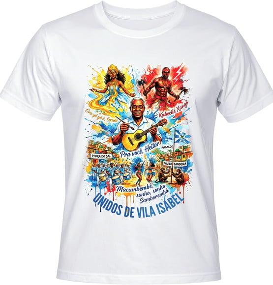 Camiseta Vila Isabel Heitor dos Prazeres Carnaval 2026