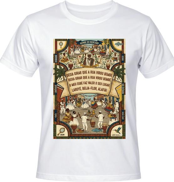 Camiseta Beija-flor 2026 Bembé do Mercado Samba e Axé