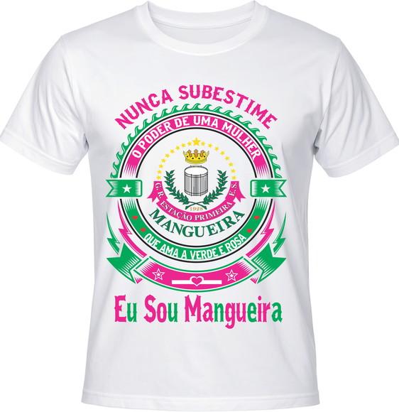 Camiseta Carnaval Eu Sou Estação Primeira de Mangueira Samba