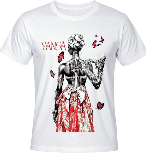 Camiseta Yansã Iansã Orixá Umbanda Axé Oyá Guerreira