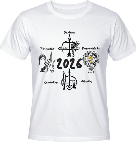 Camiseta Regência 2026 Caminhos Abertos e Prosperidade