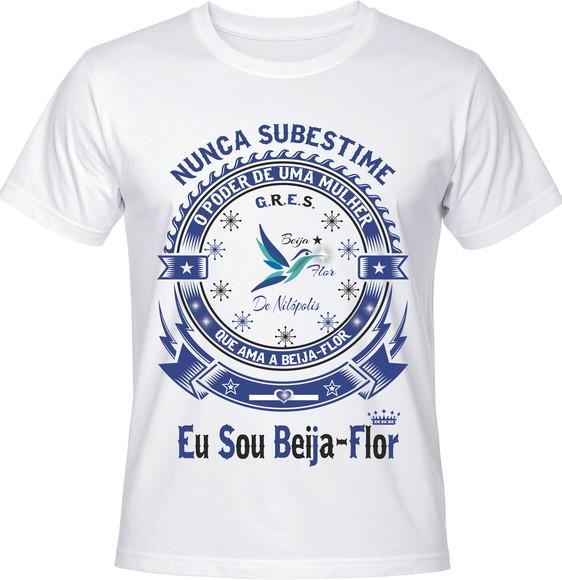 Camiseta Carnaval Eu Sou Beija-flor de Nilópolis Samba