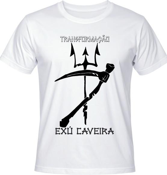 Camiseta Exú Caveira Transformação e Proteção