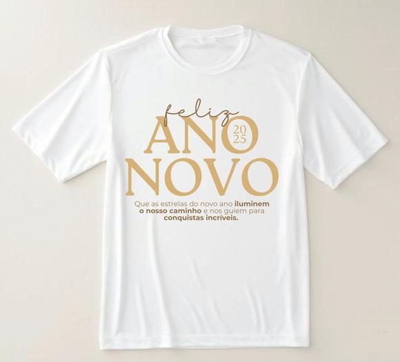 Camiseta Feliz Ano Novo 2025
