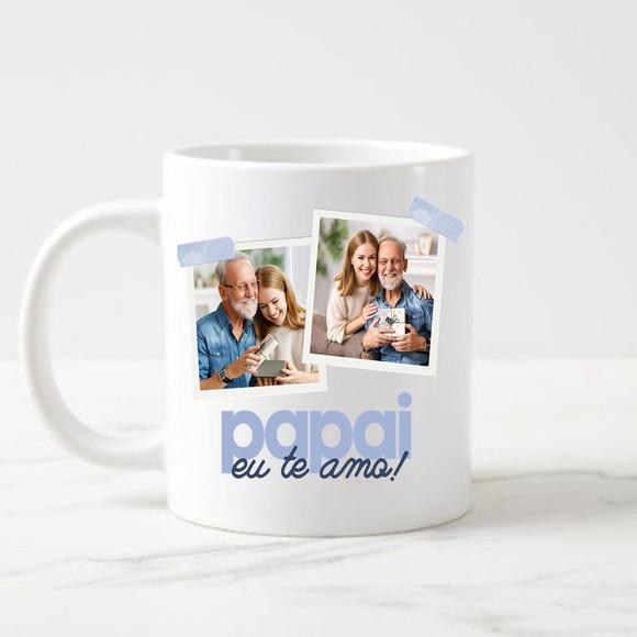 Caneca Papai Te Amo Personalizada com Foto
