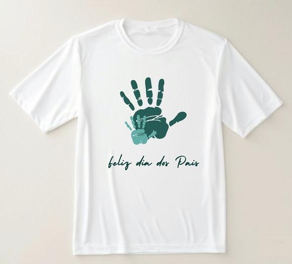 Camiseta Feliz Dia dos Pais Digitais