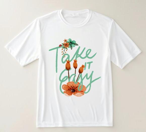Camiseta Feminina Floral