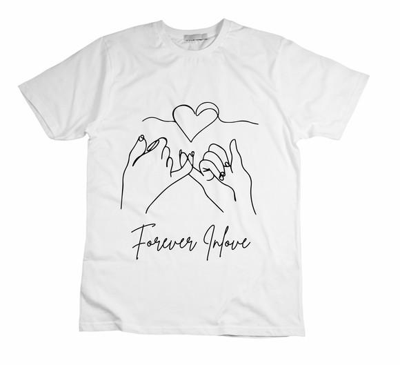 Camiseta Forver In Love Minimalista