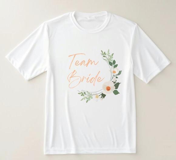 Camiseta Team Bride Floral