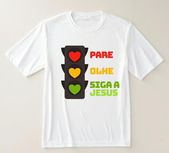Camiseta Religiosa Siga Jesus