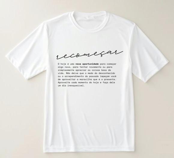 Camiseta Recomeçar