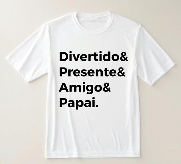 Camiseta Divertido Amigo Papai