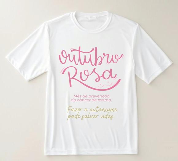 Camiseta Outubro Rosa