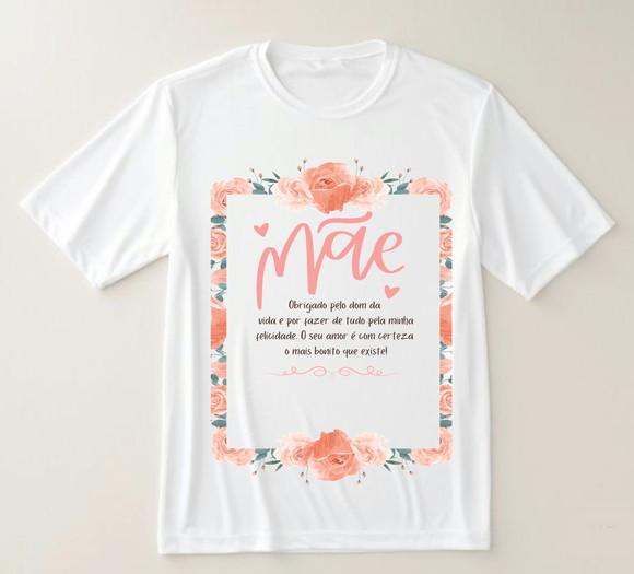 Camiseta Mãe com Mensagem
