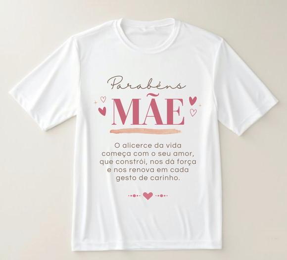 Camiseta Parabéns Mãe