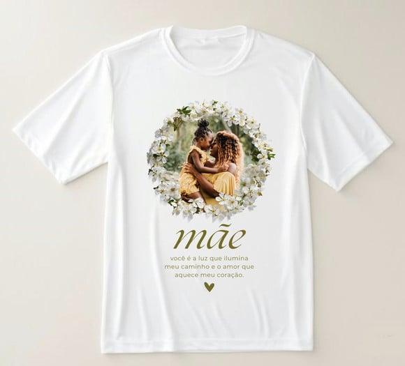 Camiseta Dia das Mães Personalizada com Foto