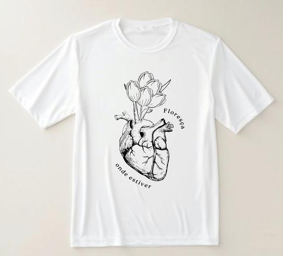 Camiseta Floresça Onde Estiver