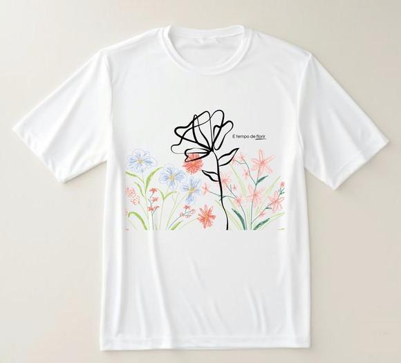 Camiseta É Tempo de Florir