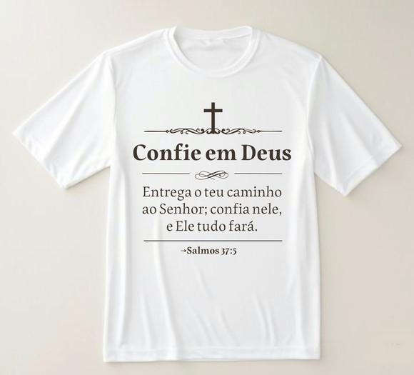 Camiseta Religiosa Confie em Deus