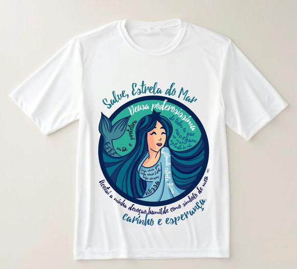 Camiseta Religiosa Yemanjá
