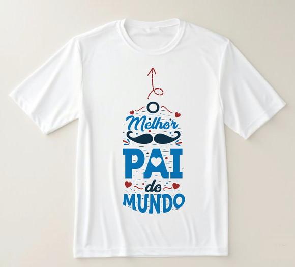 Camiseta o Melhor Pai do Mundo