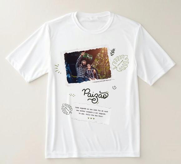 Camiseta Paizão Personalizada com Foto