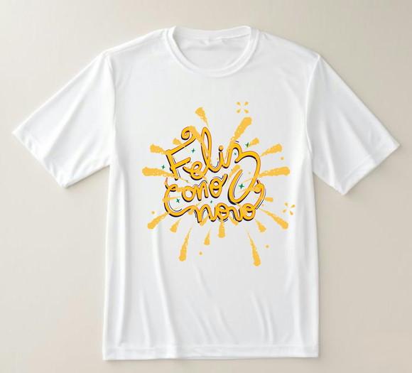 Camiseta Feliz Ano Novo