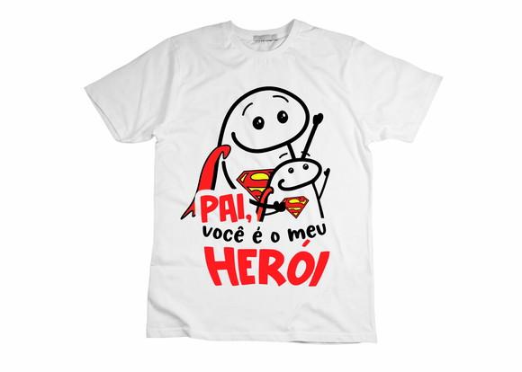 Camiseta Pai Você É Meu Herói