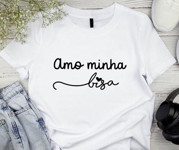 Camiseta Amo Minha Bisa