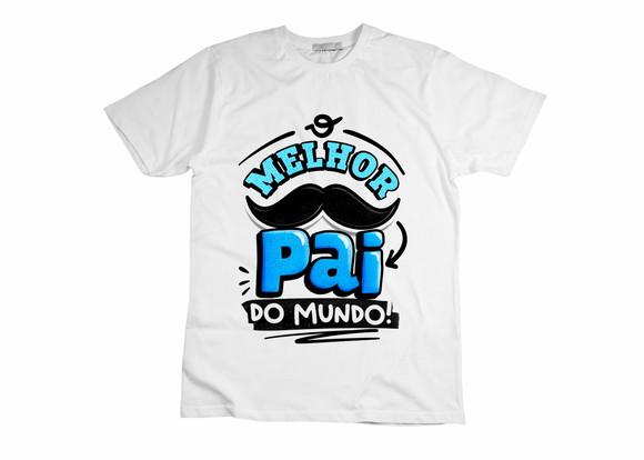 Camiseta o Melhor Pai do Mundo