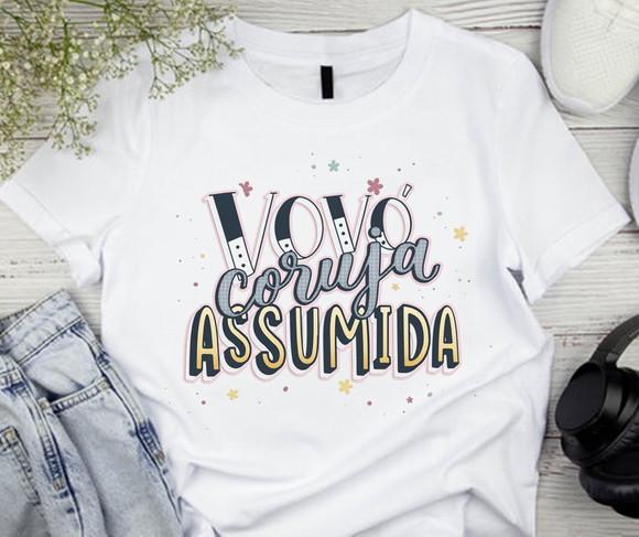 Camiseta Vovó Coruja Assumida
