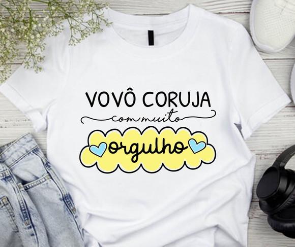 Camiseta Vovô Coruja com Muito Orgulho