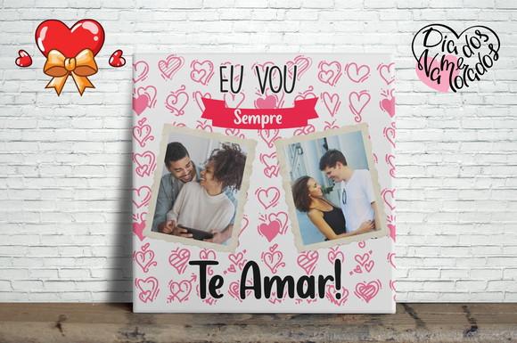 Azulejo Dia dos Namorados Personalizado com Foto