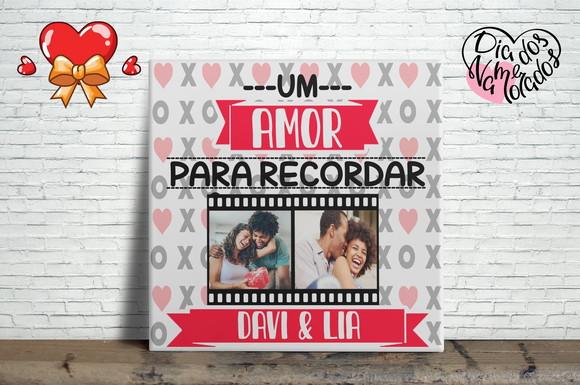 Azulejo Dia dos Namorados Personalizado com Foto