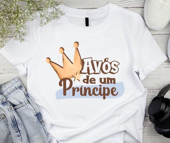 Camiseta Avós de Um Principe