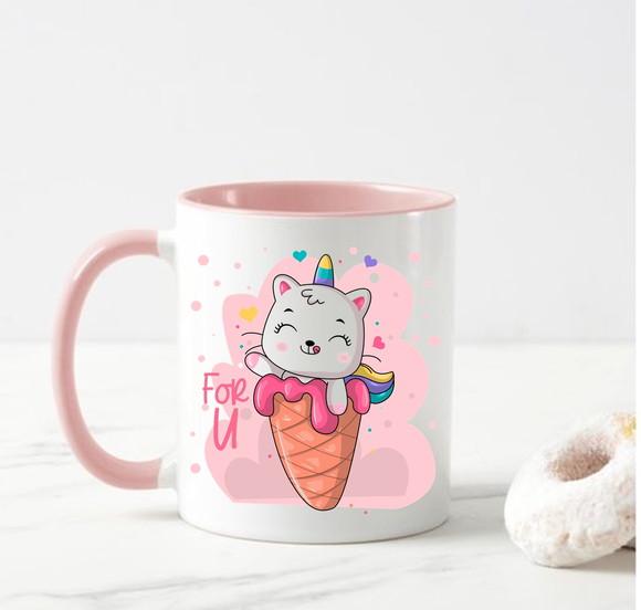 Caneca Porcelana Unicórnio