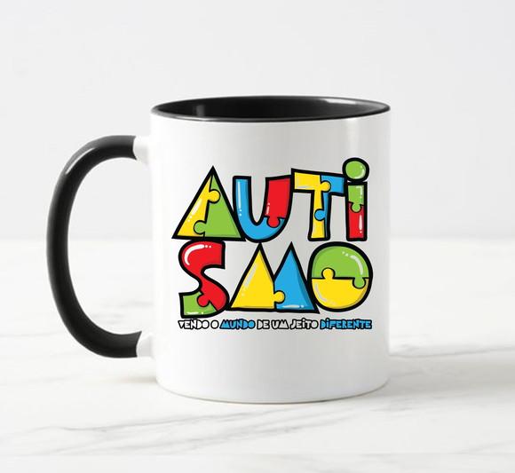 Caneca Porcelana Autismo