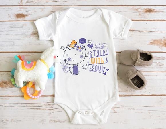 Body Infantil Cat Style