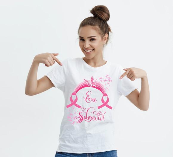 Camiseta Outubro Rosa