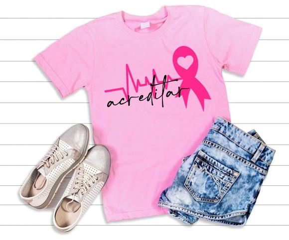 Camiseta Outubro Rosa