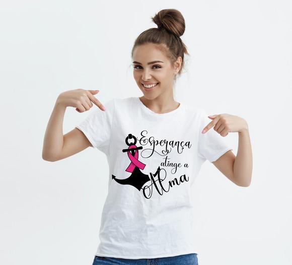 Camiseta Outubro Rosa